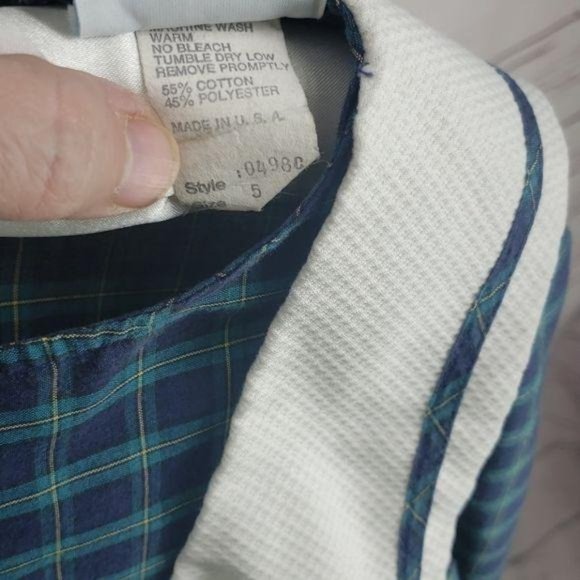 The Children’s Hour Jon Briggs Plaid Peasant Dress Size 5 Made in USA - Picture 8 of 8